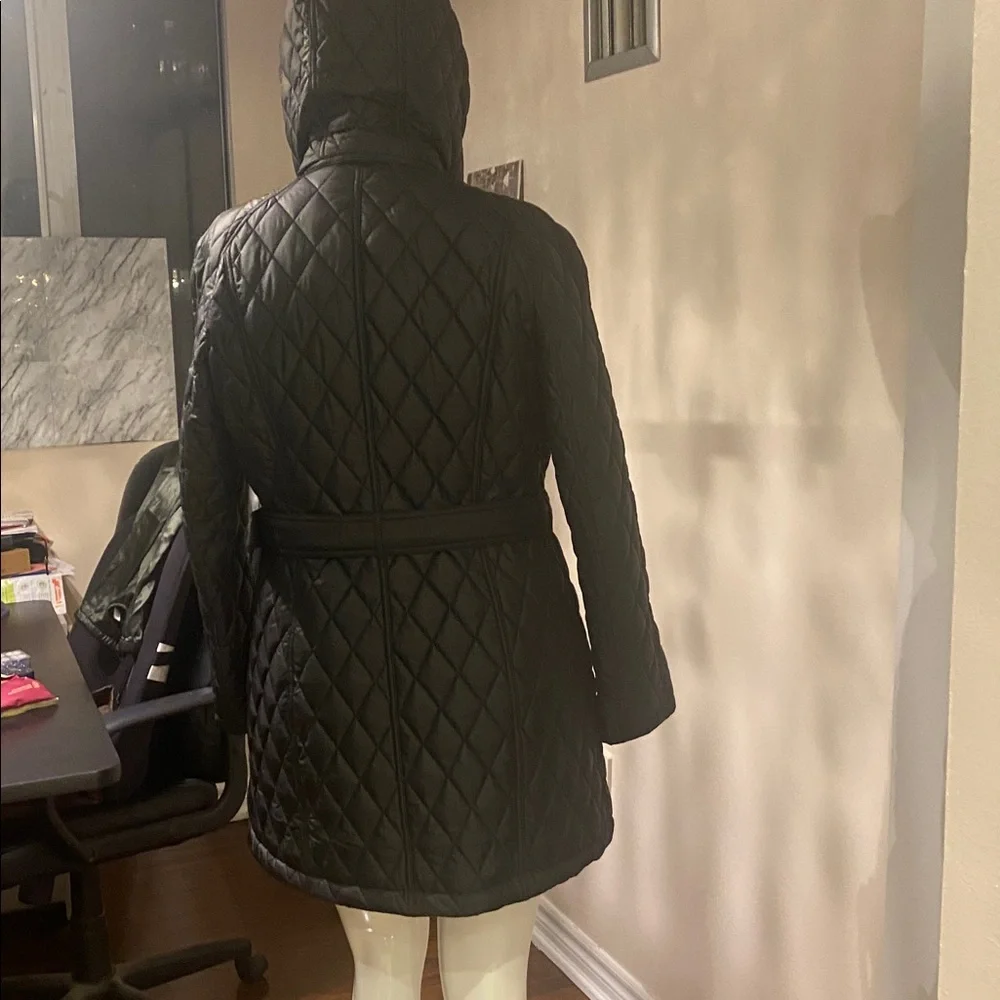 Burberry Black Quilted Hooded Puffer Jacket - Picture 6 of 13